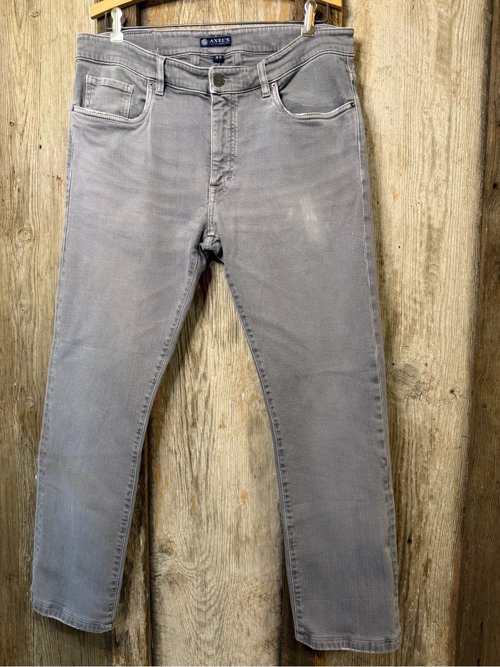 $345 Axels Premium Selvedge Denim Chicago Jeans Made in Italy Size 35 READ
